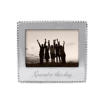 Mariposa Frame - Beaded REMEMBER THIS DAY 5x7